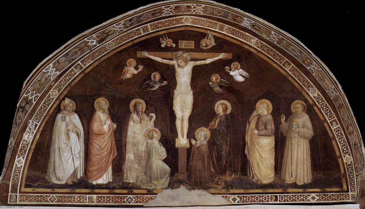 Wikioo.org – L'Encyclopédie des Beaux Arts - Peinture, Oeuvre de Puccio Capanna - Crucifixion