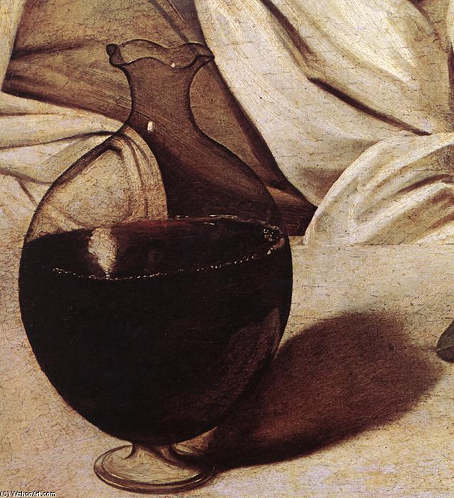 Wikioo.org - The Encyclopedia of Fine Arts - Painting, Artwork by Caravaggio (Michelangelo Merisi) - Bacchus (detail)