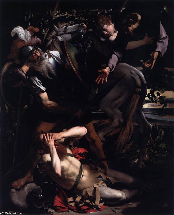 WikiOO.org - Encyclopedia of Fine Arts - Maľba, Artwork Caravaggio (Michelangelo Merisi) - The Conversion of St. Paul