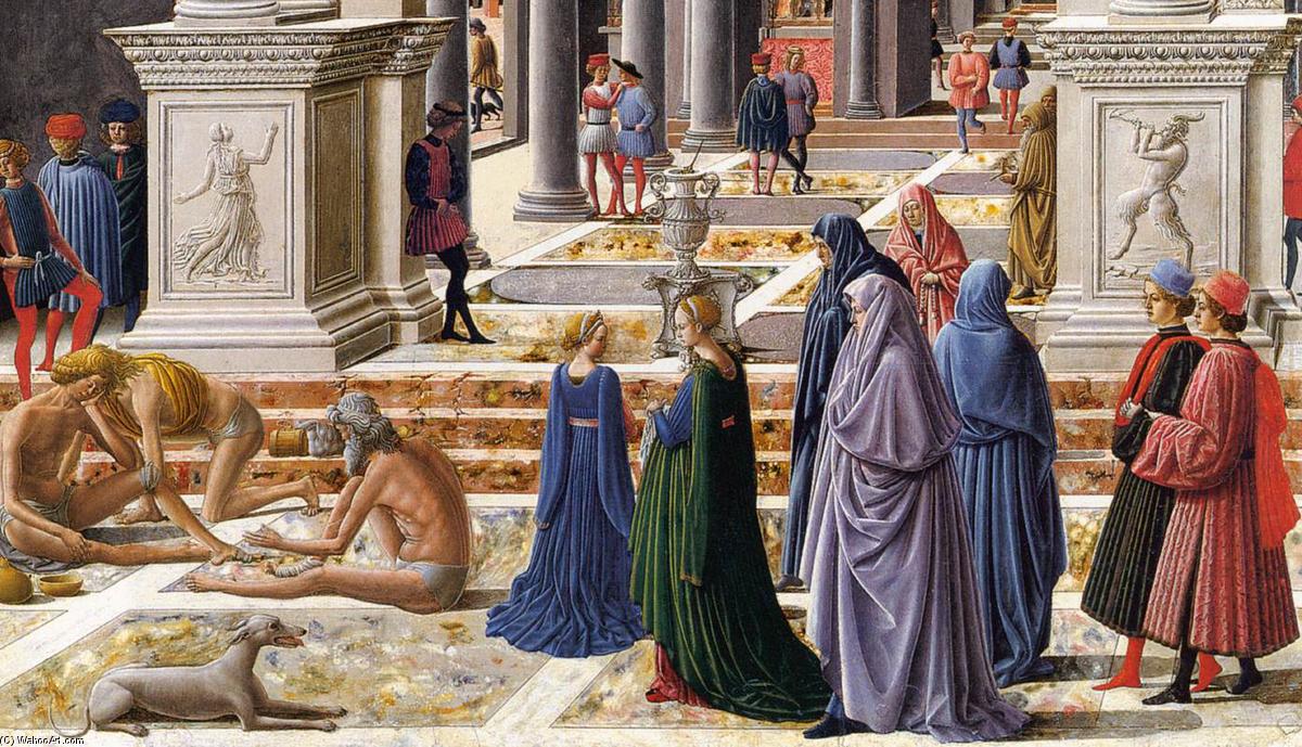 Wikioo.org - The Encyclopedia of Fine Arts - Painting, Artwork by Fra Carnevale - The Presentation of the Virgin in the Temple (detail)