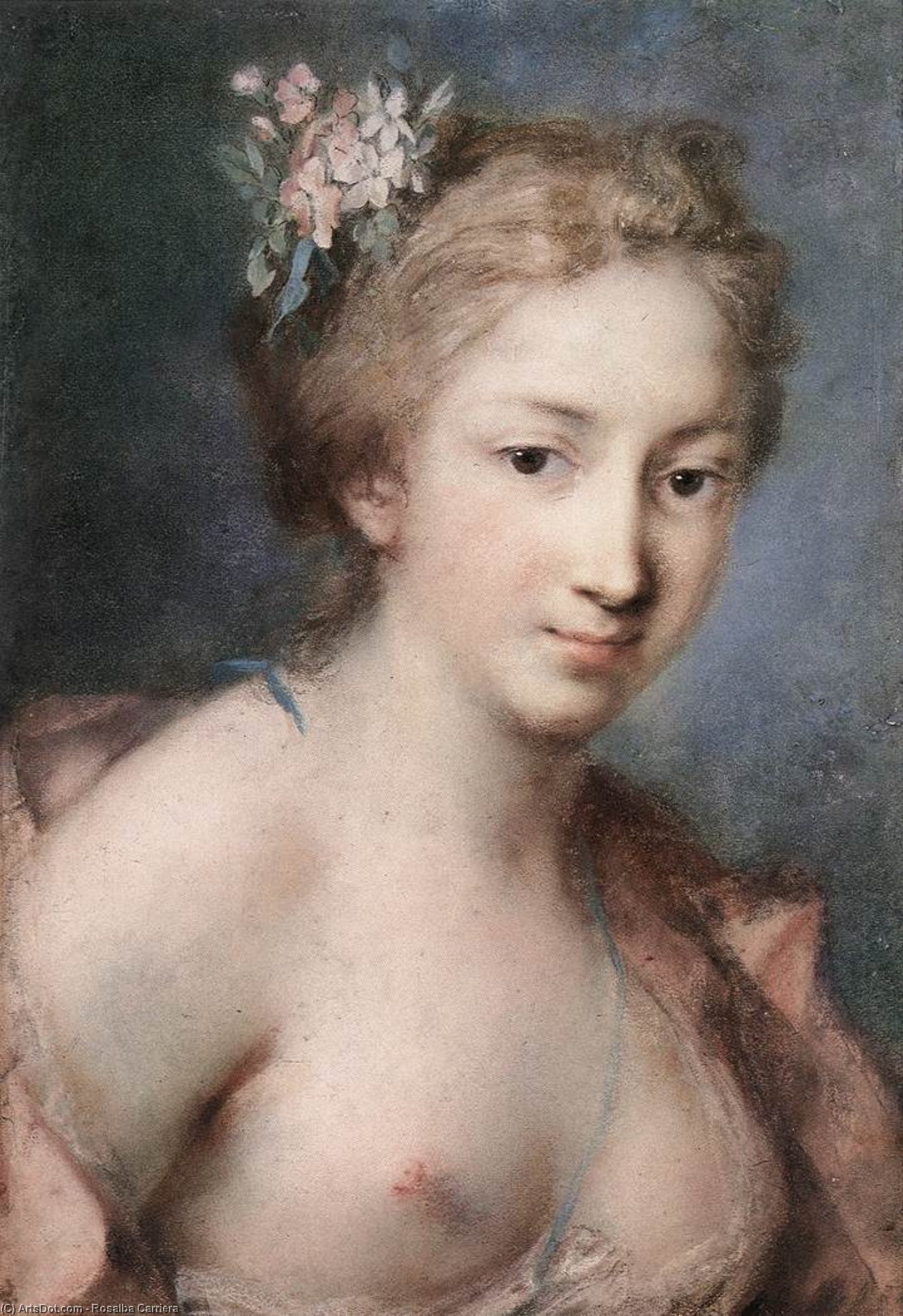 Wikioo.org - The Encyclopedia of Fine Arts - Painting, Artwork by Rosalba Carriera - Flora