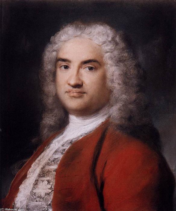 Wikioo.org - The Encyclopedia of Fine Arts - Painting, Artwork by Rosalba Carriera - Portrait of a Gentleman in Red