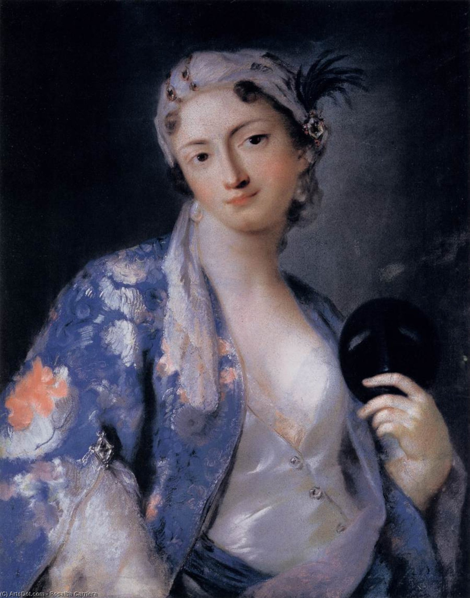 Wikioo.org - สารานุกรมวิจิตรศิลป์ - จิตรกรรม Rosalba Carriera - Portrait of Felicita Sartori