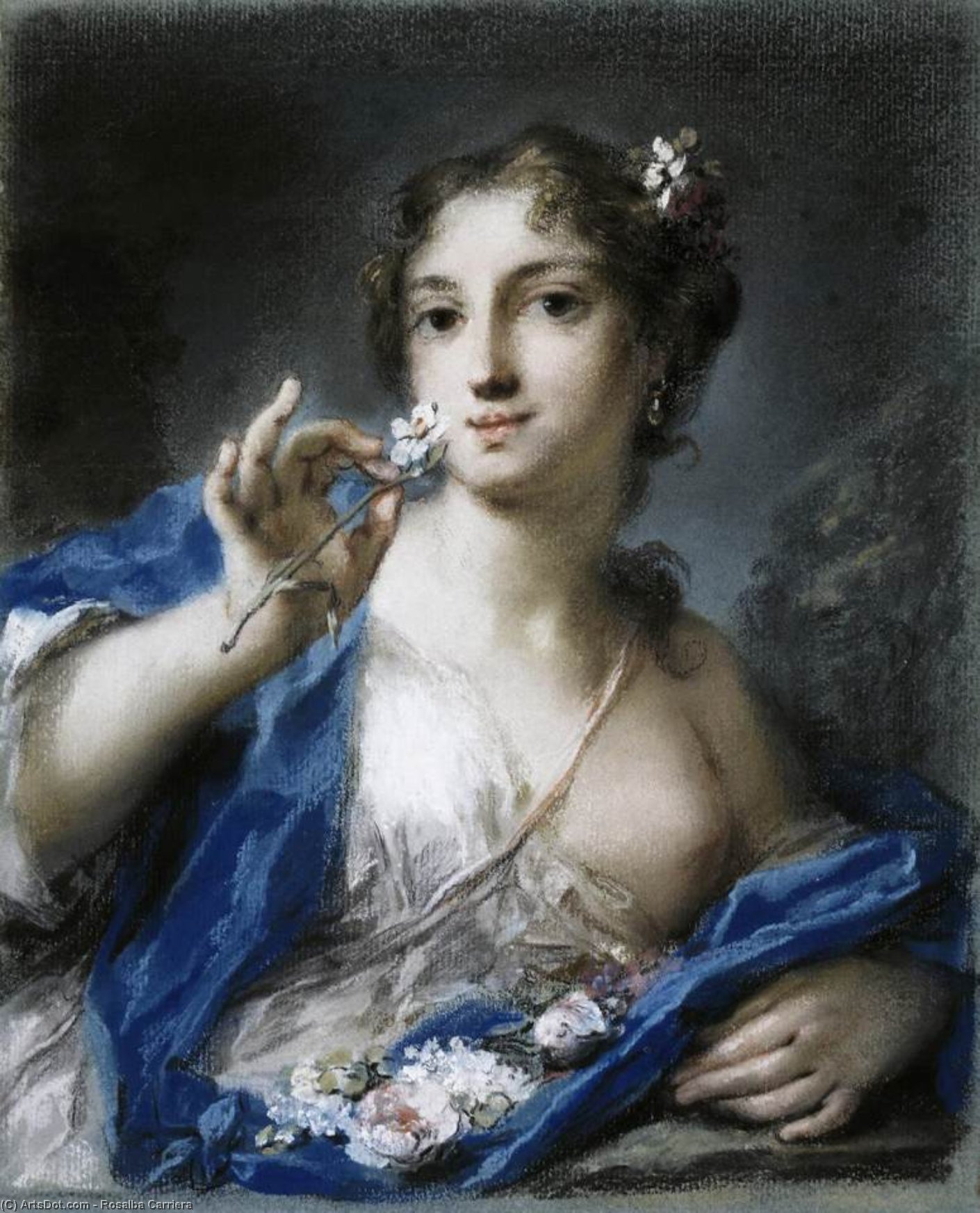 Wikioo.org - สารานุกรมวิจิตรศิลป์ - จิตรกรรม Rosalba Carriera - Spring