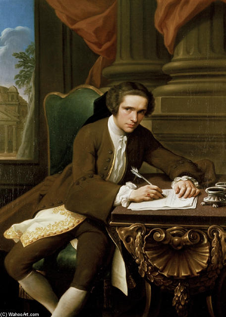 WikiOO.org - 백과 사전 - 회화, 삽화 Andrea Casali - Portrait of Sir Charles Frederick