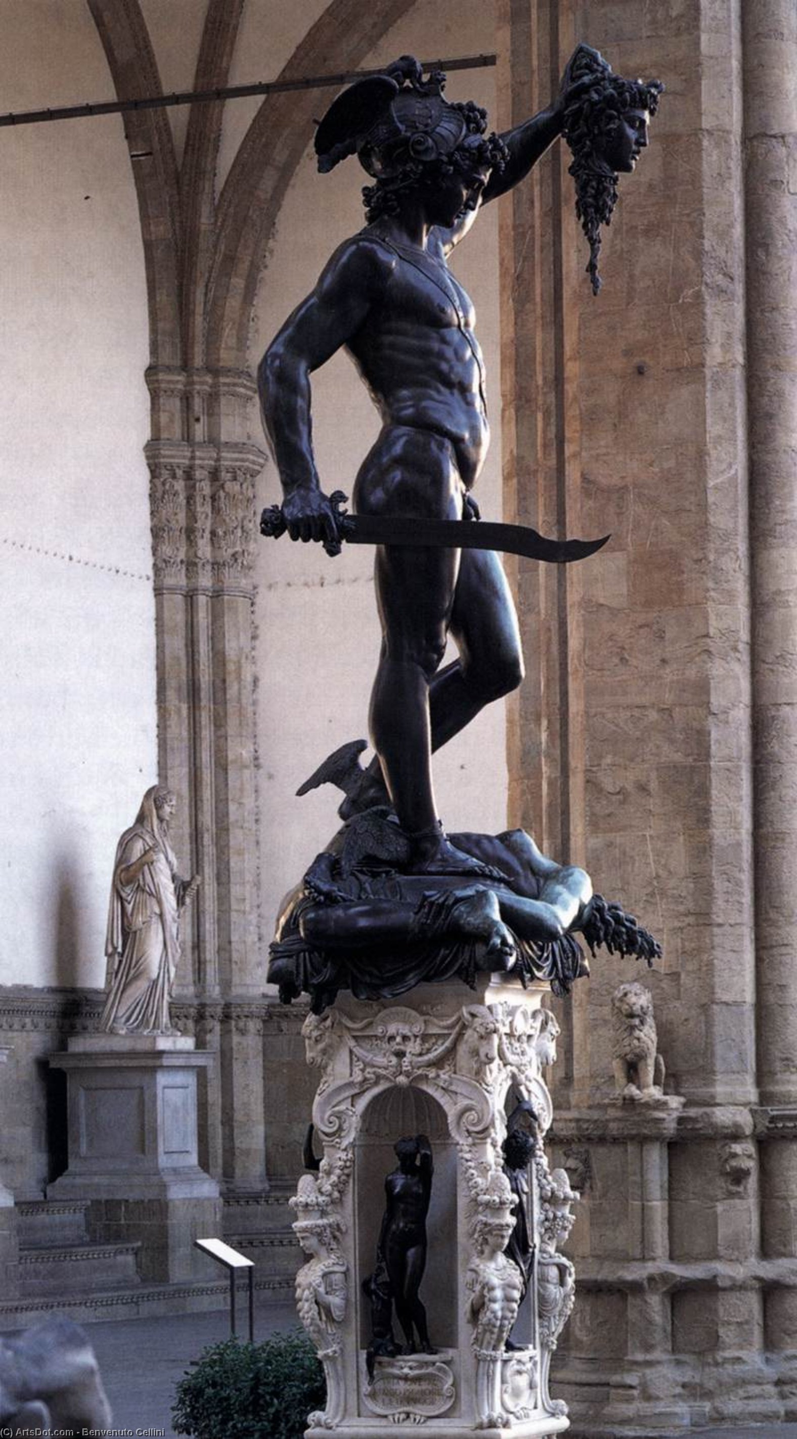 Wikioo.org - The Encyclopedia of Fine Arts - Painting, Artwork by Benvenuto Cellini - Perseus