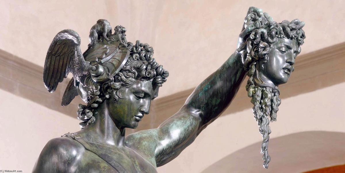 WikiOO.org - Encyclopedia of Fine Arts - Maalaus, taideteos Benvenuto Cellini - Perseus (detail)