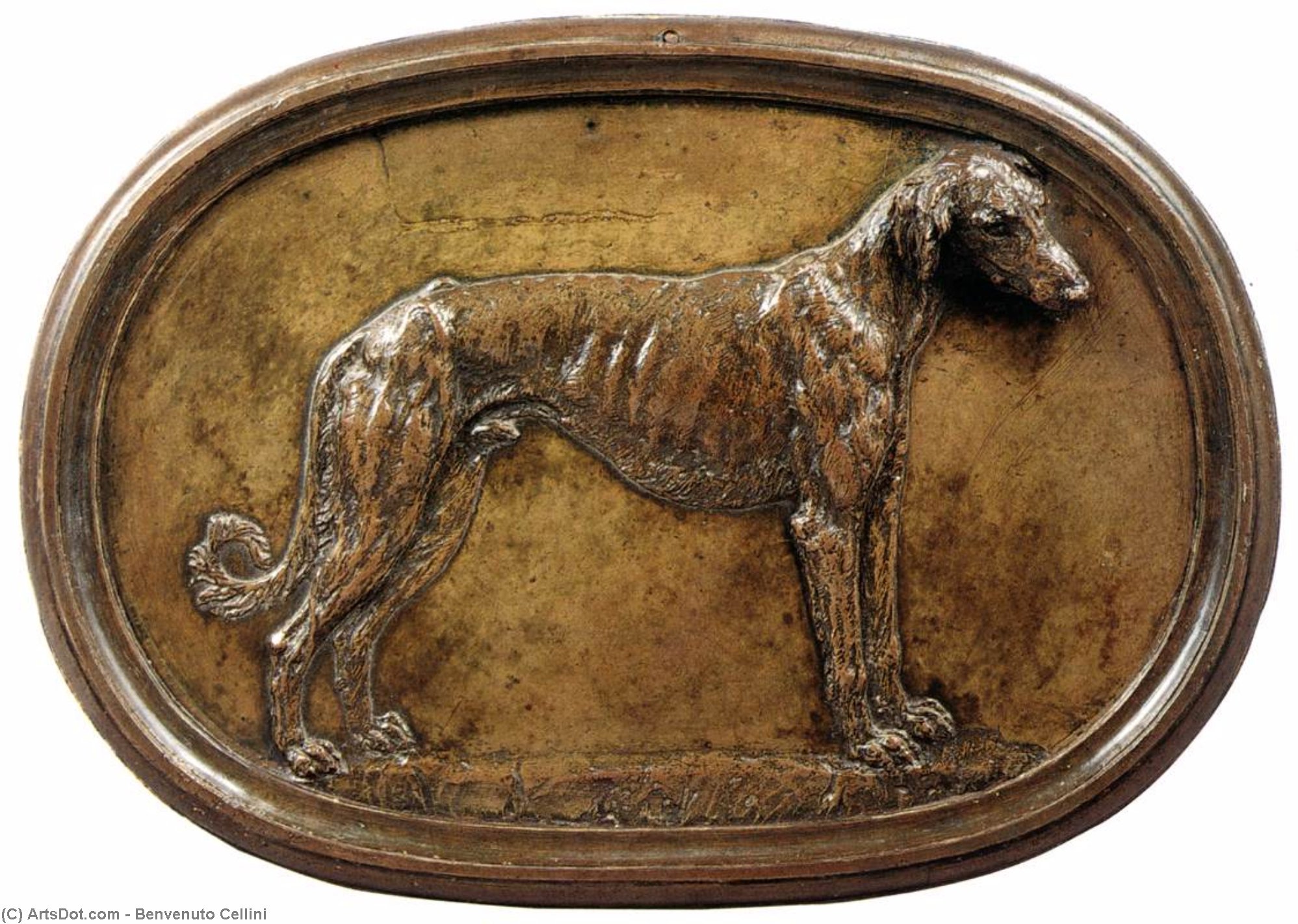 Wikioo.org - The Encyclopedia of Fine Arts - Painting, Artwork by Benvenuto Cellini - Sakuki Greyhound