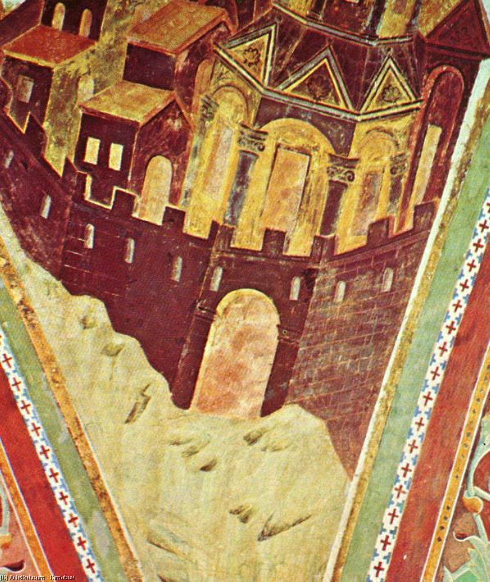 Wikioo.org - สารานุกรมวิจิตรศิลป์ - จิตรกรรม Cimabue - St Luke (detail)