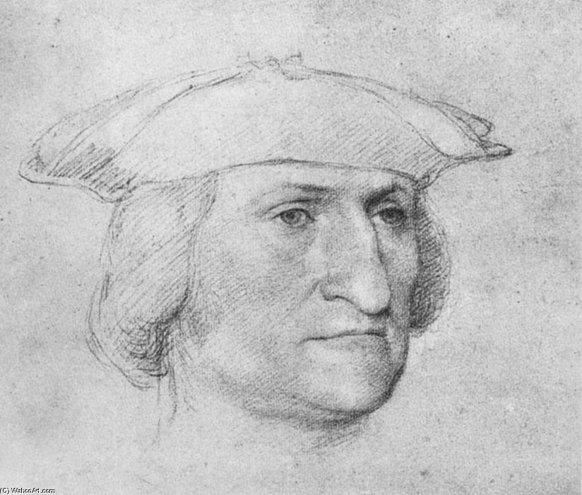 WikiOO.org - دایره المعارف هنرهای زیبا - نقاشی، آثار هنری Jean Clouet - Portrait of an Unknown Man
