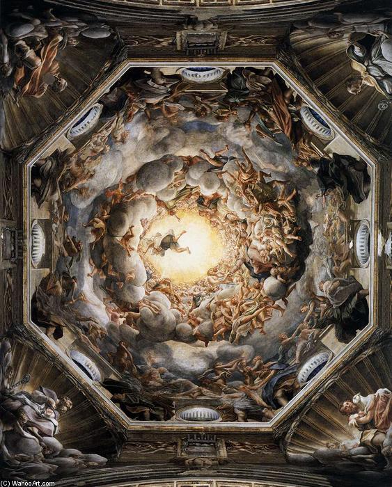 WikiOO.org - Encyclopedia of Fine Arts - Schilderen, Artwork Antonio Allegri Da Correggio - Assumption of the Virgin