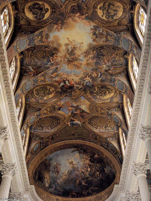 WikiOO.org - אנציקלופדיה לאמנויות יפות - ציור, יצירות אמנות Charles Antoine Coypel - Vault decoration