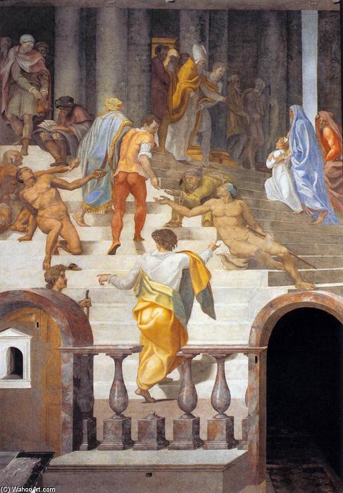 WikiOO.org - Enciklopedija dailės - Tapyba, meno kuriniai Daniele Da Volterra - The Presentation of the Virgin