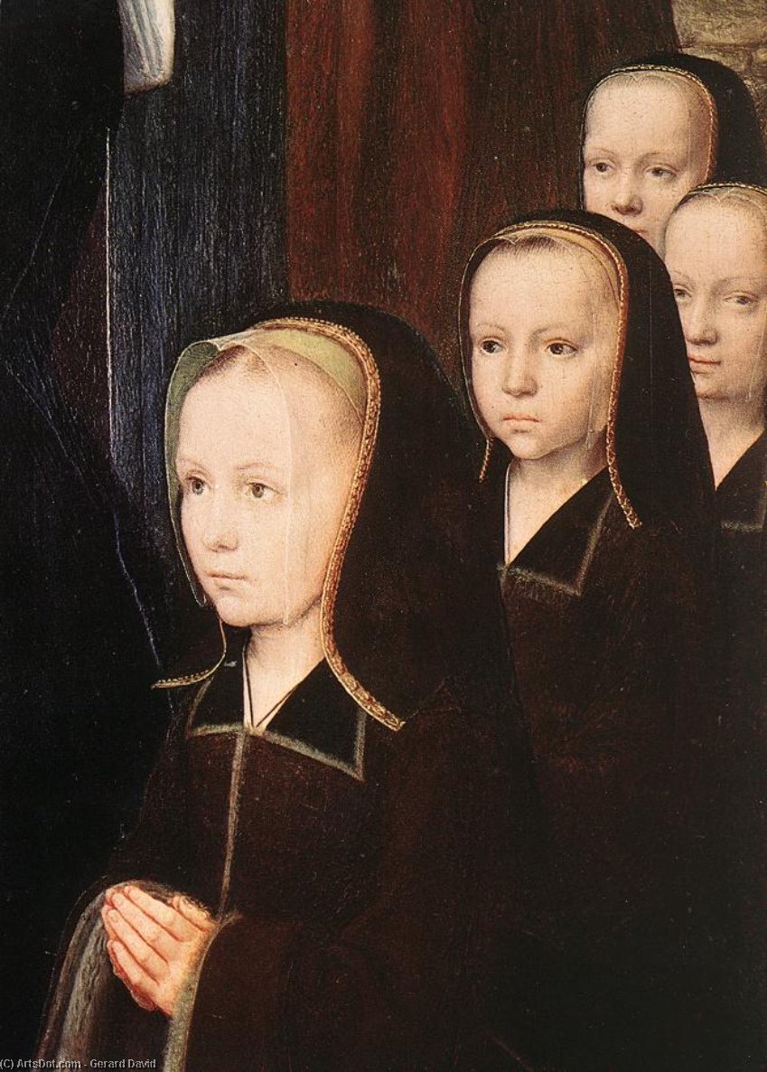 WikiOO.org - Encyclopedia of Fine Arts - Maleri, Artwork Gerard David - Triptych of Jean Des Trompes (detail)