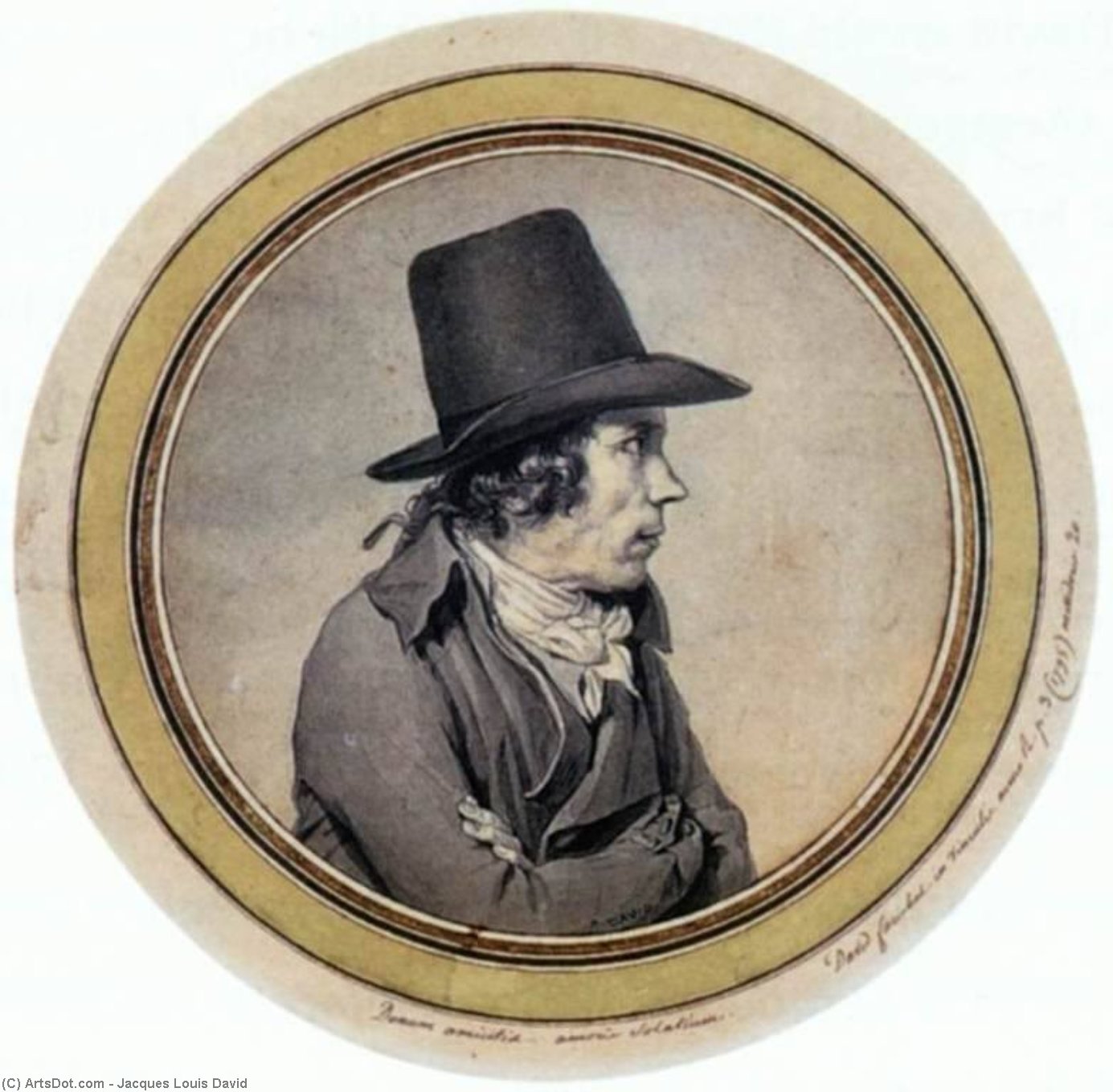 WikiOO.org - Encyclopedia of Fine Arts - Lukisan, Artwork Jacques Louis David - Portrait of Jeanbon Saint-André
