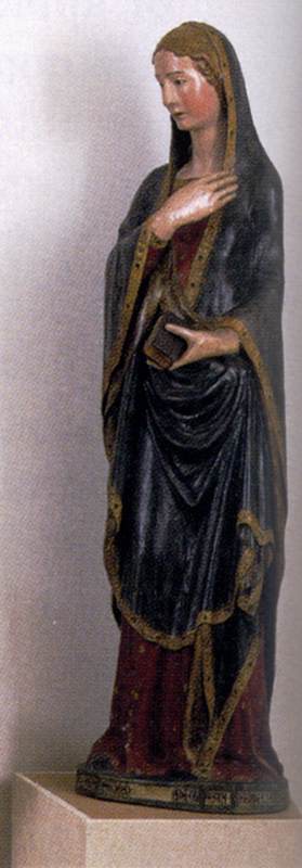 Wikioo.org - The Encyclopedia of Fine Arts - Painting, Artwork by Domenico Di Agostino - The Virgin of the Annunciation