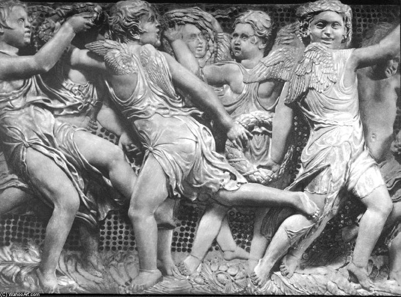 WikiOO.org - Енциклопедия за изящни изкуства - Живопис, Произведения на изкуството Donatello - Cantoria (detail)