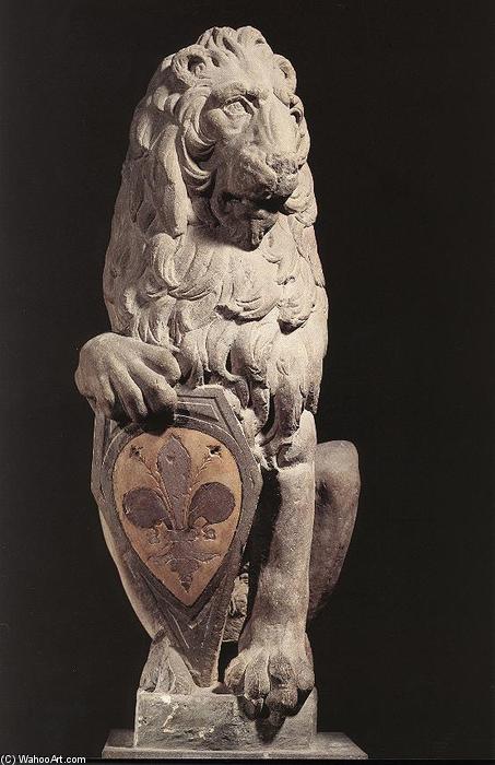 WikiOO.org - Enciklopedija dailės - Tapyba, meno kuriniai Donatello - Marzocco