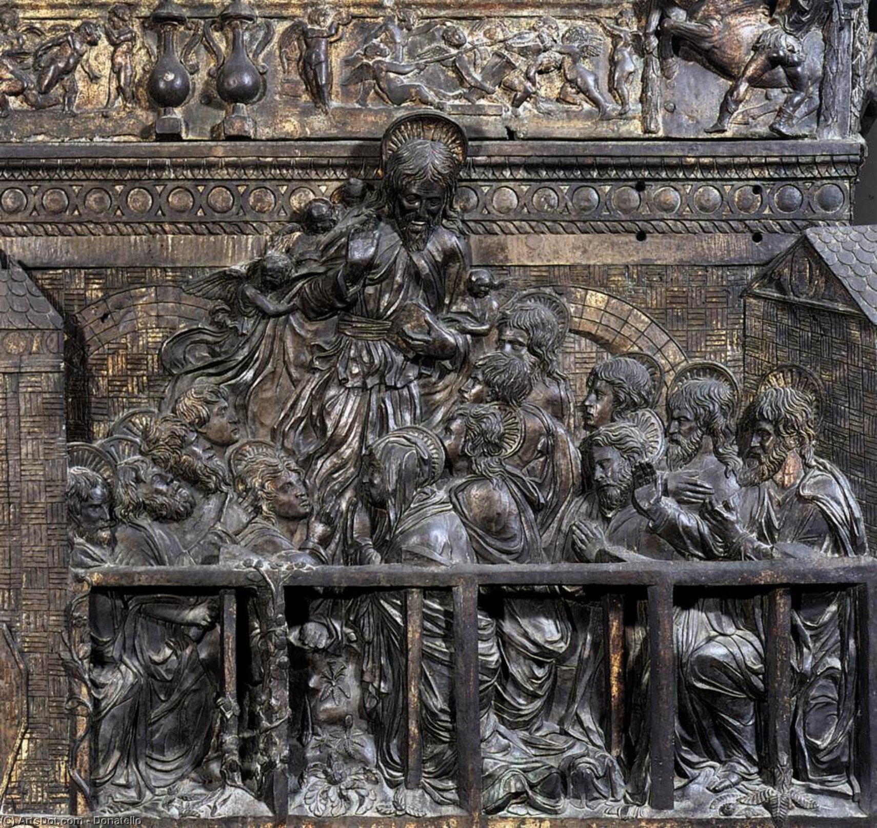 WikiOO.org - Encyclopedia of Fine Arts - Maalaus, taideteos Donatello - North pulpit