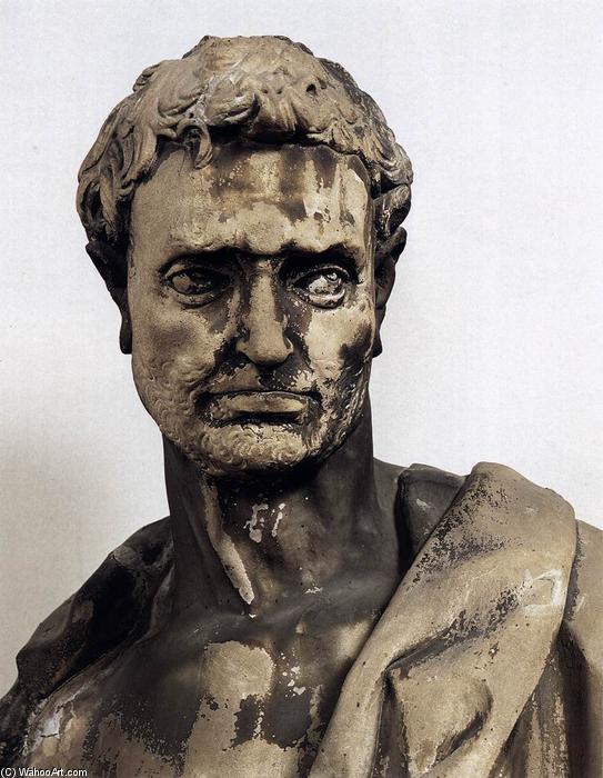 WikiOO.org - Encyclopedia of Fine Arts - Maleri, Artwork Donatello - Prophet Jeremiah (detail)
