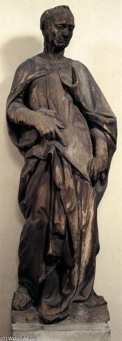 WikiOO.org - Enciklopedija dailės - Tapyba, meno kuriniai Donatello - Prophet with Scroll