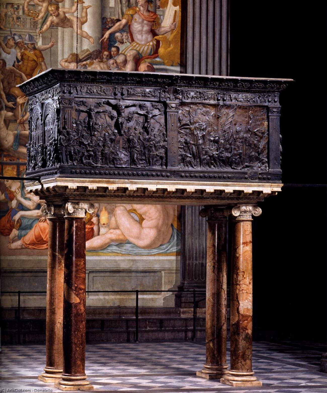 WikiOO.org - Encyclopedia of Fine Arts - Maalaus, taideteos Donatello - South pulpit