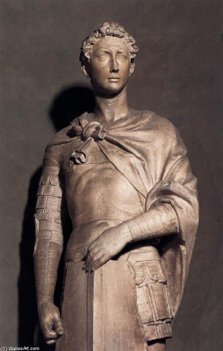WikiOO.org - אנציקלופדיה לאמנויות יפות - ציור, יצירות אמנות Donatello - St George (detail)