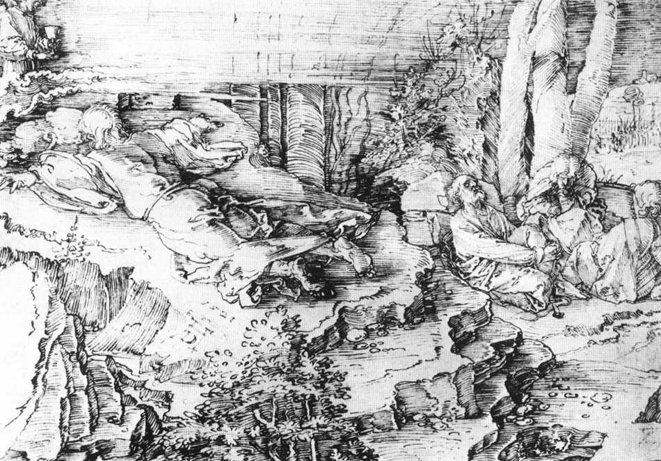 WikiOO.org - Enciclopedia of Fine Arts - Pictura, lucrări de artă Albrecht Durer - Christ on the Mount of Olives