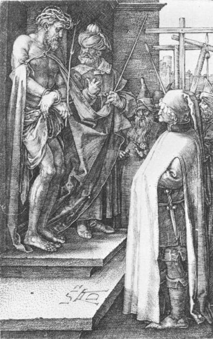 WikiOO.org - Encyclopedia of Fine Arts - Lukisan, Artwork Albrecht Durer - Ecce Homo (No. 8)