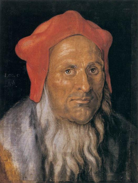 Wikioo.org – La Enciclopedia de las Bellas Artes - Pintura, Obras de arte de Albrecht Durer - retrato de un hombre