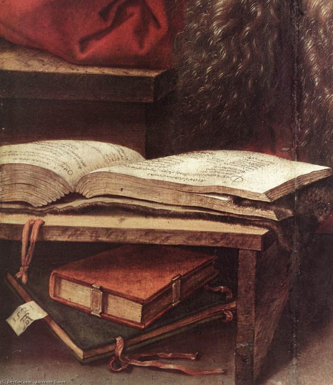 Wikioo.org - The Encyclopedia of Fine Arts - Painting, Artwork by Albrecht Durer - St Jerome (detail)