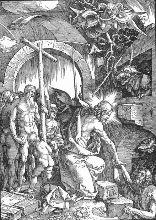 WikiOO.org - Encyclopedia of Fine Arts - Maalaus, taideteos Albrecht Durer - The Large Passion: 11. Christ in Limbo