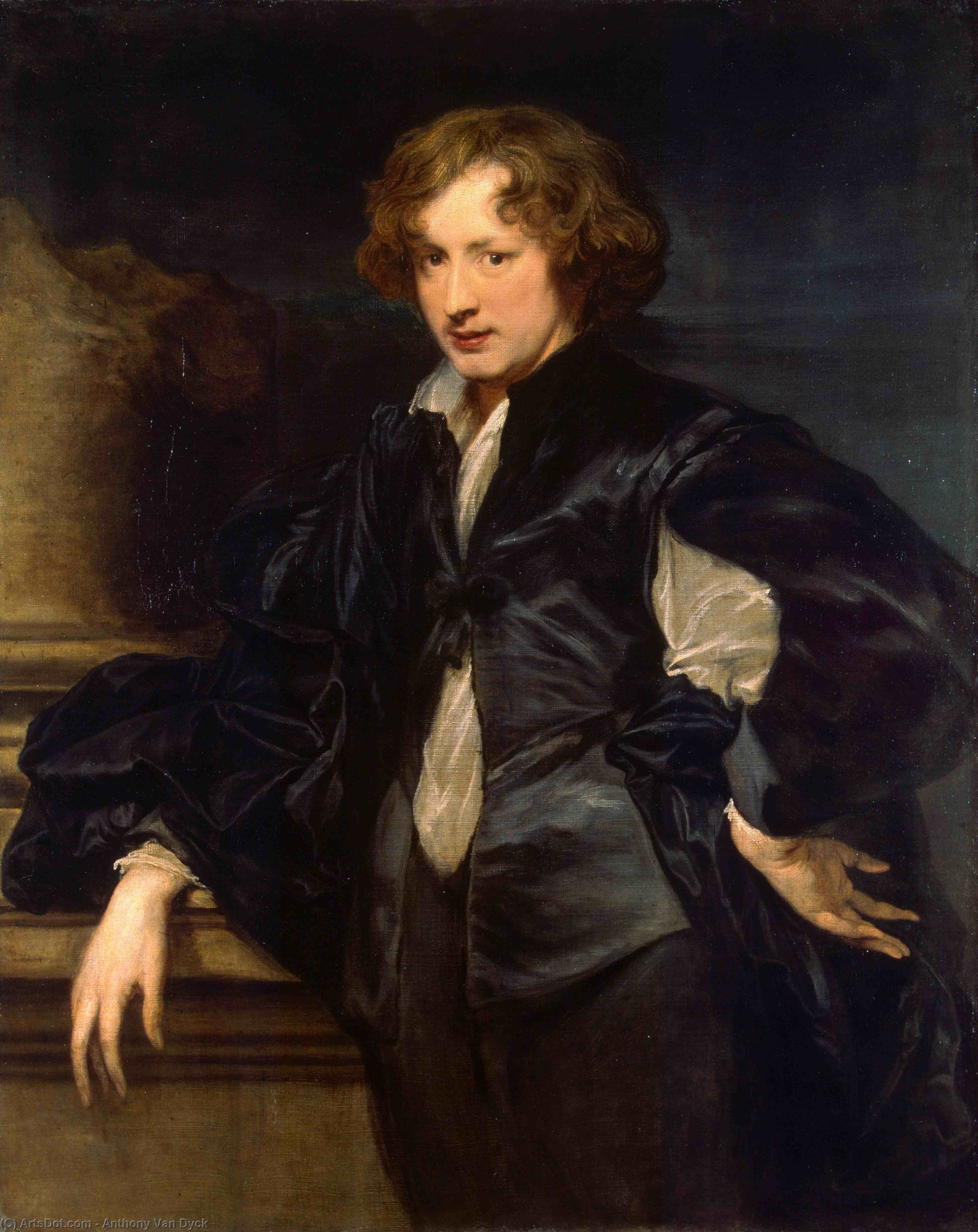 Wikioo.org – L'Enciclopedia delle Belle Arti - Pittura, Opere di Anthony Van Dyck - Auto Ritratto