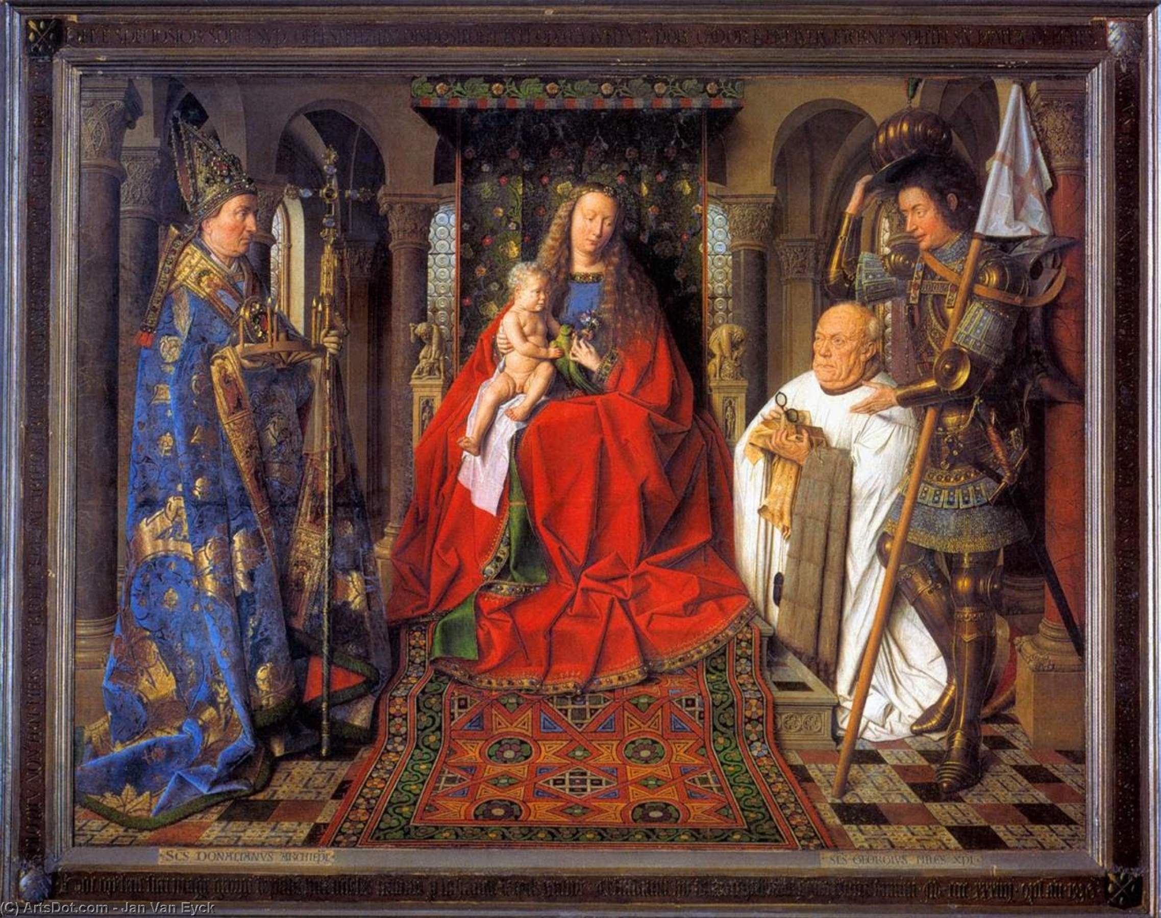 WikiOO.org - 百科事典 - 絵画、アートワーク Jan Van Eyck - キヤノンファンデPaeleマドンナ