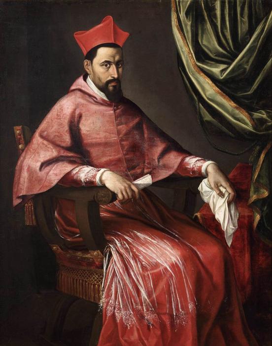 WikiOO.org - Enciklopedija dailės - Tapyba, meno kuriniai Pietro Facchetti - Portrait of a Cardinal