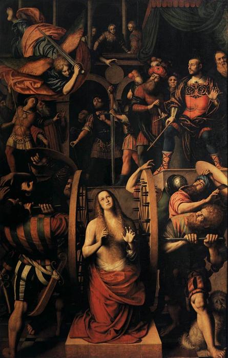 Wikioo.org – L'Enciclopedia delle Belle Arti - Pittura, Opere di Gaudenzio Ferrari - il martirio di san catherine di `alexandria`