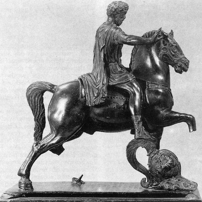 Wikioo.org - The Encyclopedia of Fine Arts - Painting, Artwork by Filarete - Equestrian statue of Marcus Aurelius