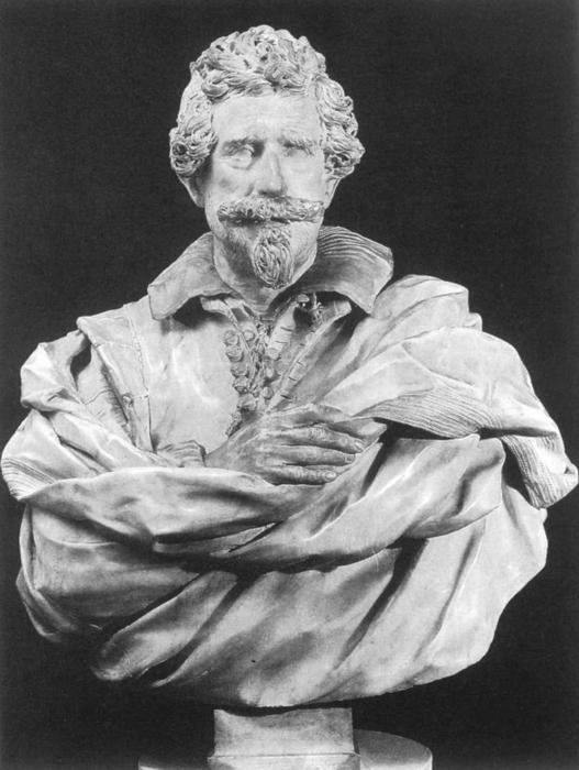 Wikioo.org – La Enciclopedia de las Bellas Artes - Pintura, Obras de arte de Giuliano Finelli - Busto de Miguel Ángel Buonarroti el Joven