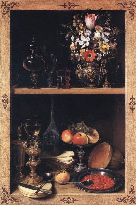 Wikioo.org - The Encyclopedia of Fine Arts - Painting, Artwork by Georg Flegel - Cupboard
