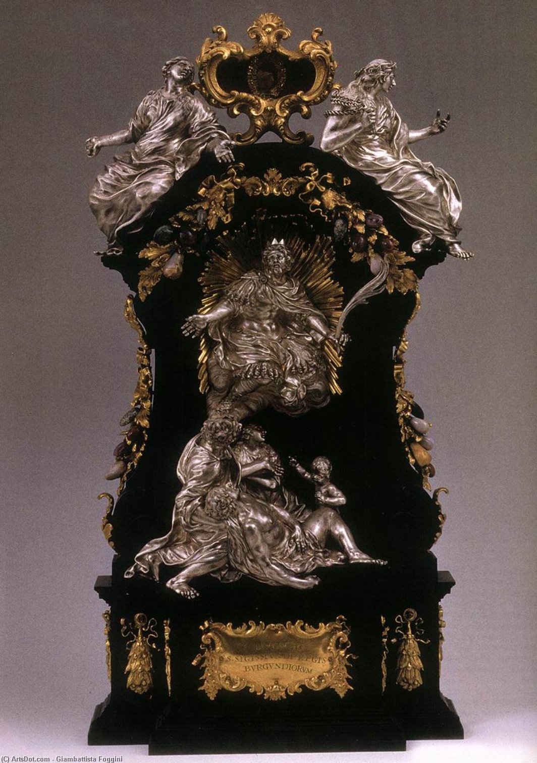 WikiOO.org - Enciklopedija likovnih umjetnosti - Slikarstvo, umjetnička djela Giambattista Foggini - Reliquary of St Sigismund