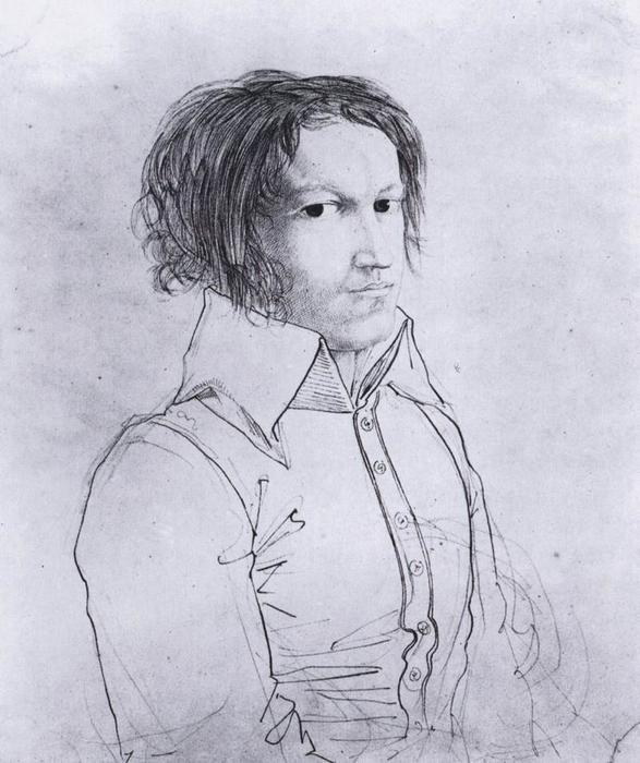 WikiOO.org - Encyclopedia of Fine Arts - Maleri, Artwork Carl Philipp Fohr - Portrait of Heinrich Karl Hofmann