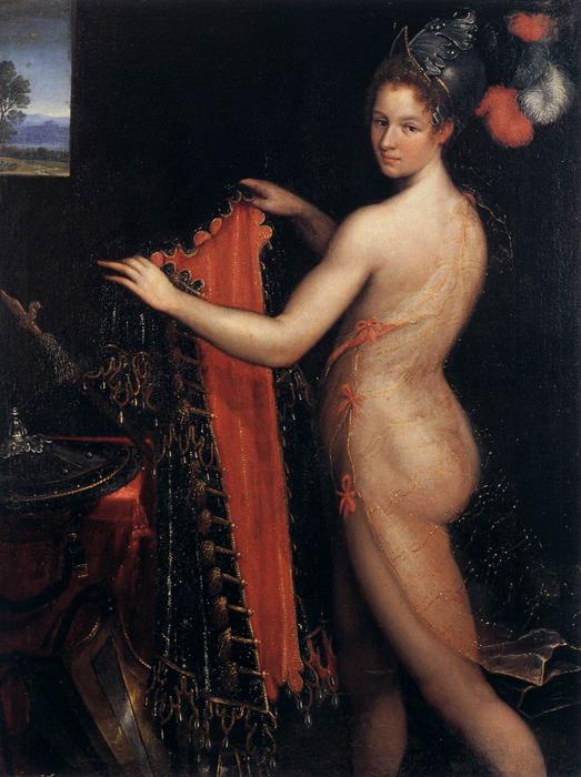 Wikioo.org - The Encyclopedia of Fine Arts - Painting, Artwork by Lavinia Fontana - Minerva Dressing