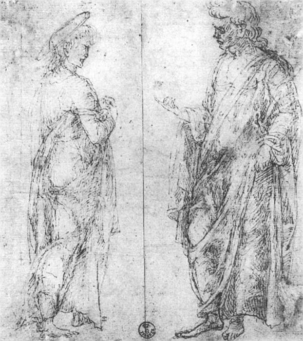 Wikioo.org - The Encyclopedia of Fine Arts - Painting, Artwork by Francesco Di Giorgio Martini - Two Apostles