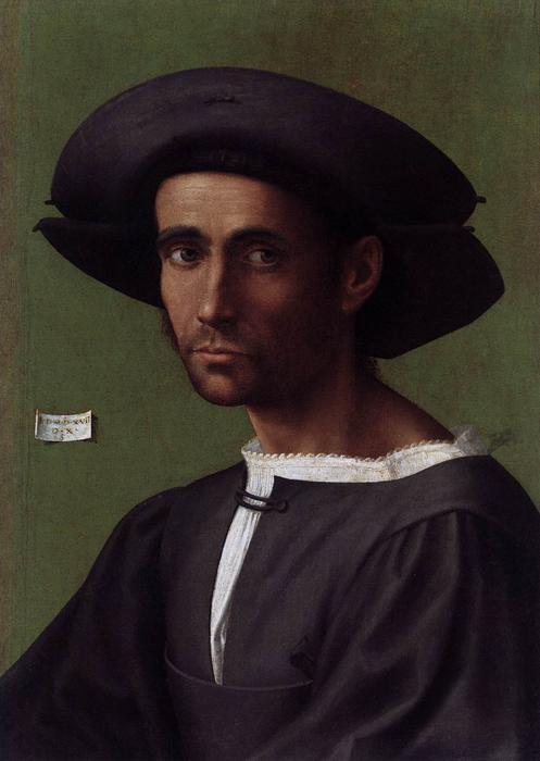 Wikioo.org - The Encyclopedia of Fine Arts - Painting, Artwork by Franciabigio - Portrait of a Man