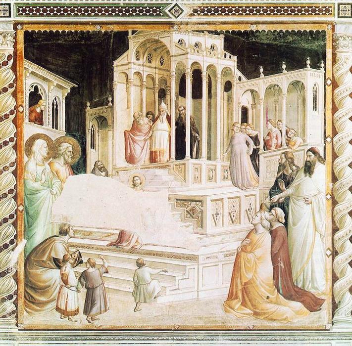 Wikioo.org - The Encyclopedia of Fine Arts - Painting, Artwork by Taddeo Gaddi - Presentation of Mary in the Temple