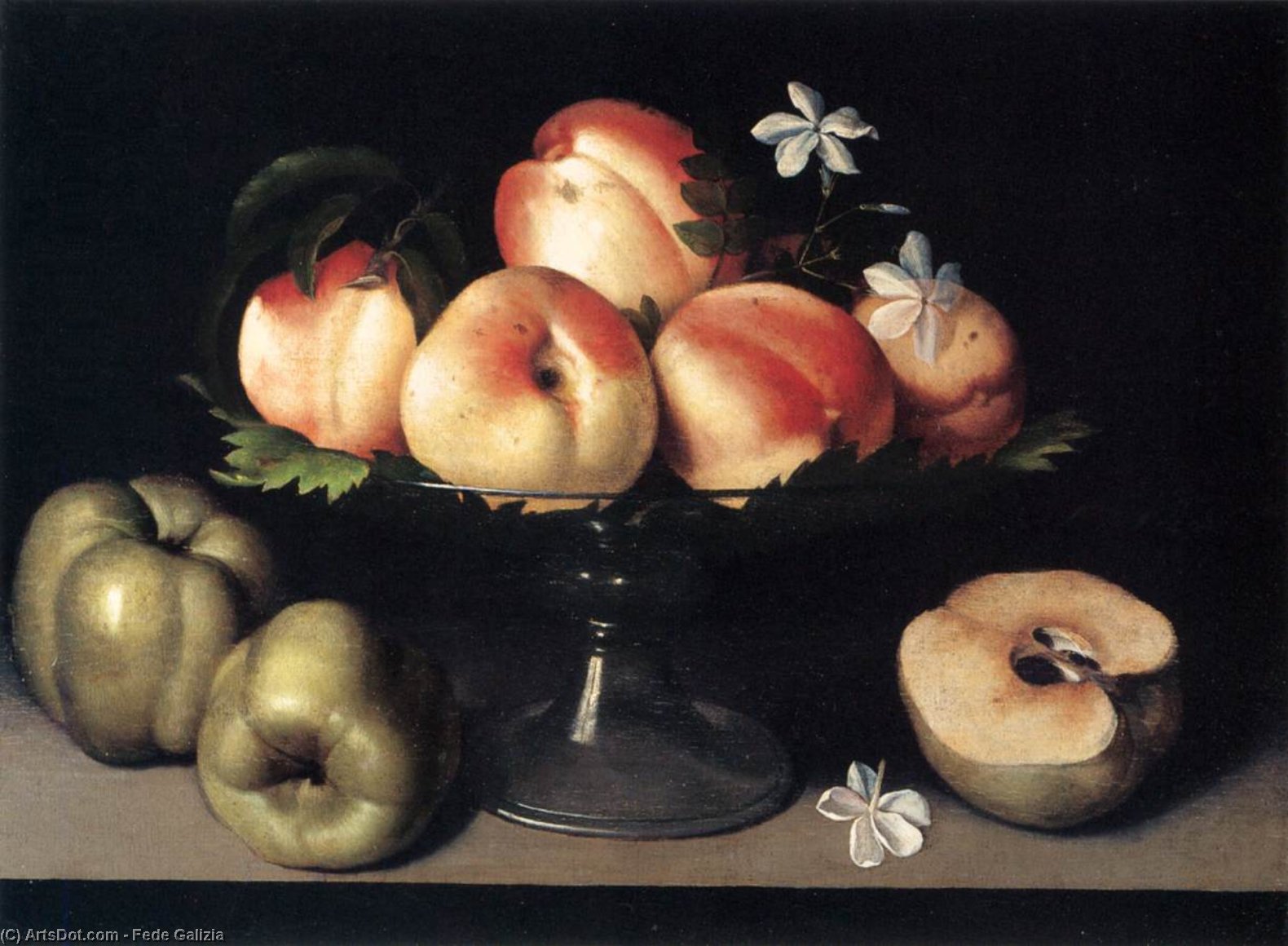 Wikioo.org - The Encyclopedia of Fine Arts - Painting, Artwork by Fede Galizia - Still-Life