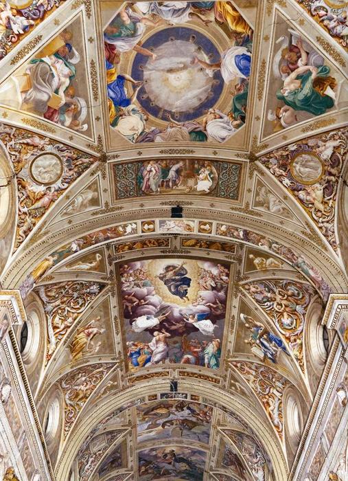 WikiOO.org - 百科事典 - 絵画、アートワーク Bernardino Gatti - 昇天 の キリスト