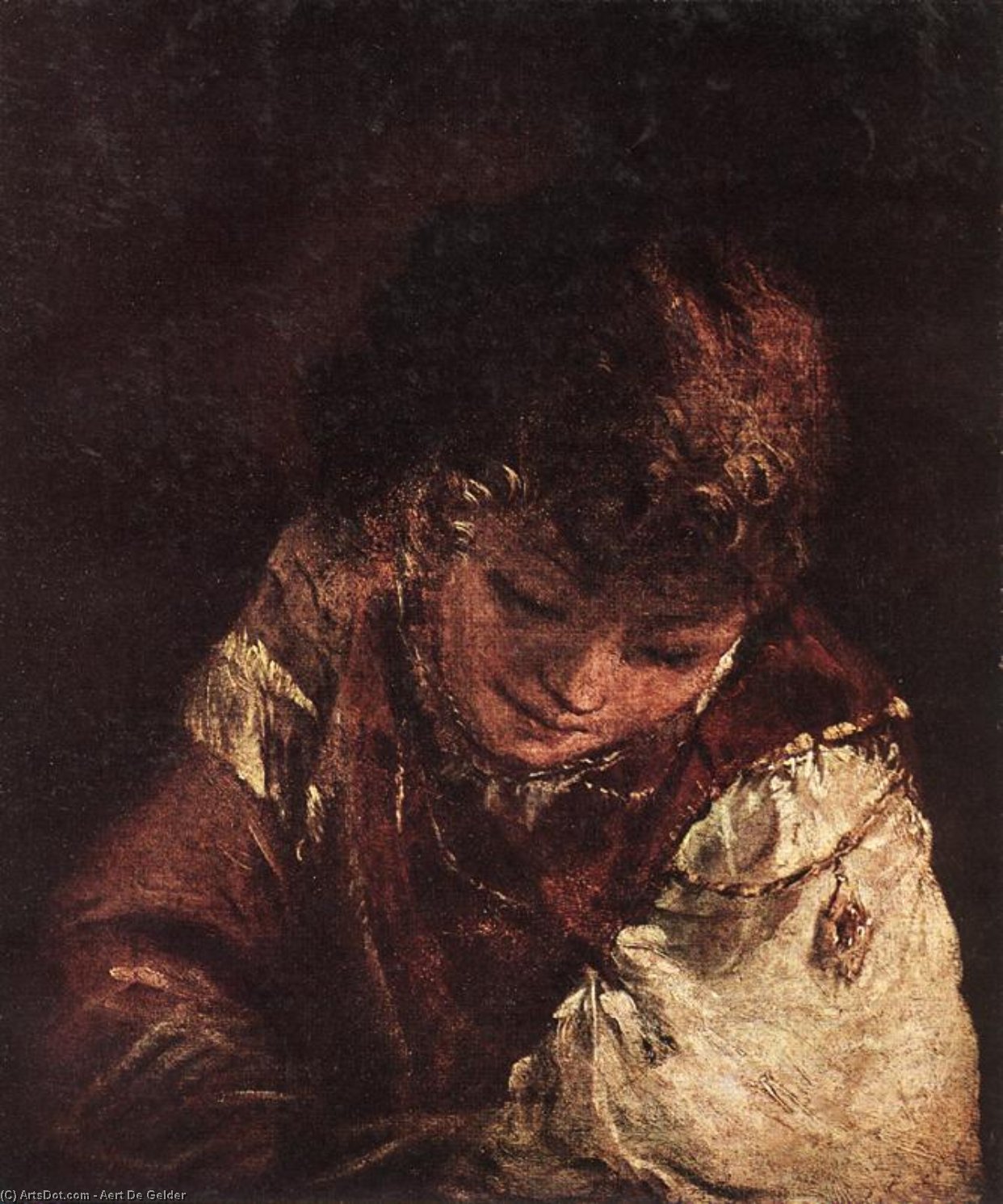 Wikioo.org - สารานุกรมวิจิตรศิลป์ - จิตรกรรม Aert De Gelder - Portrait of a Boy