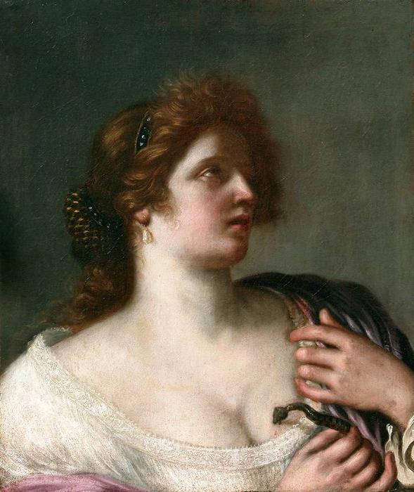 WikiOO.org - Encyclopedia of Fine Arts - Målning, konstverk Cesare Gennari - Cleopatra