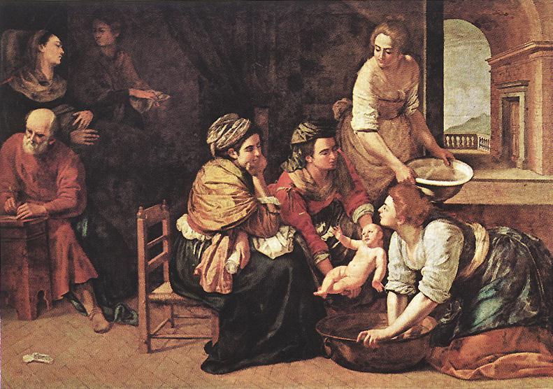 Wikioo.org – L'Enciclopedia delle Belle Arti - Pittura, Opere di Artemisia Gentileschi - nascita di san john il battista